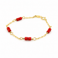 Pulso coral rojo barrilito