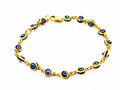Pulsera de ojitos biselados