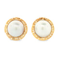 Aretes media perla y grecas