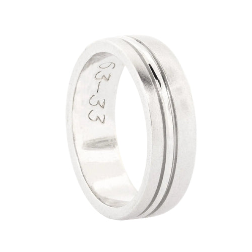Anillo de boda doble canal