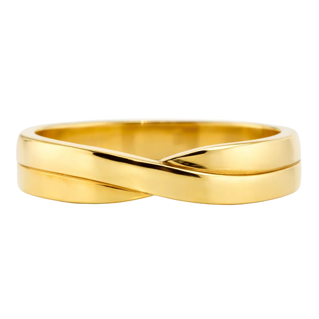 Anillo de boda en oro amarillo