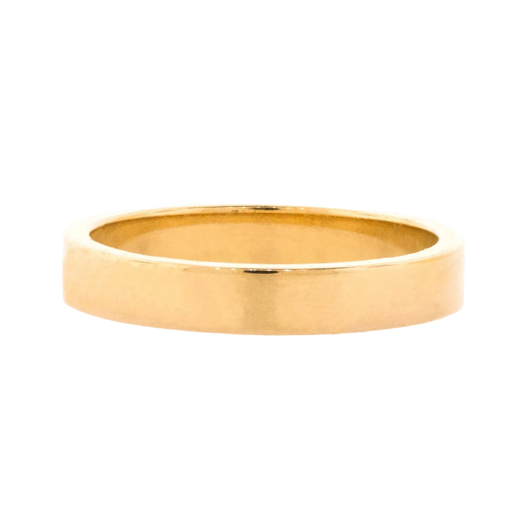 Anillo de boda plano
