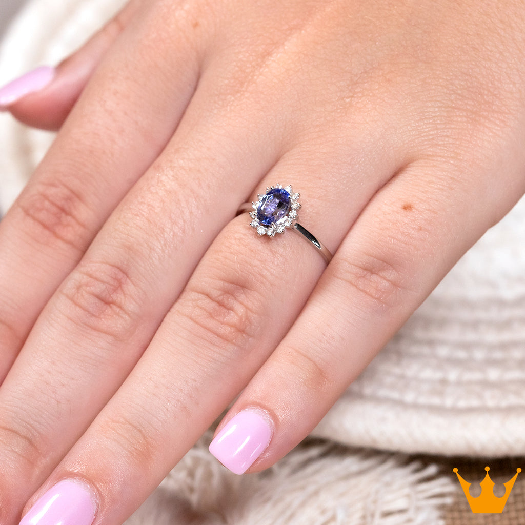 Anillo estilo princesa