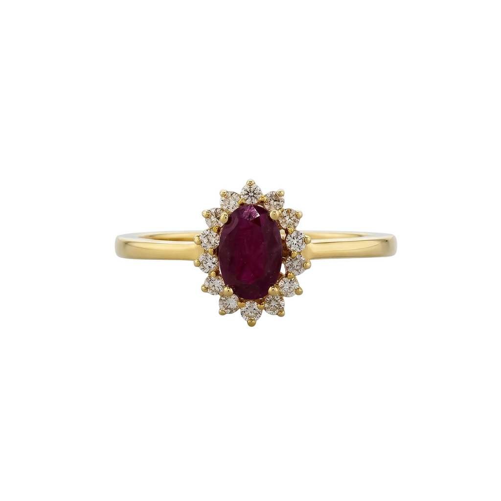 Anillo estilo princesa