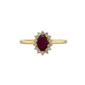Anillo estilo princesa