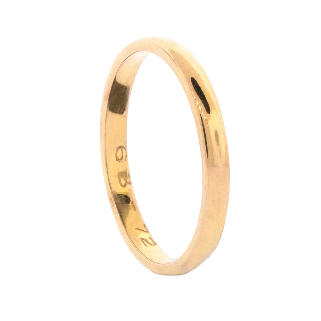 Par de anillos de boda lisos