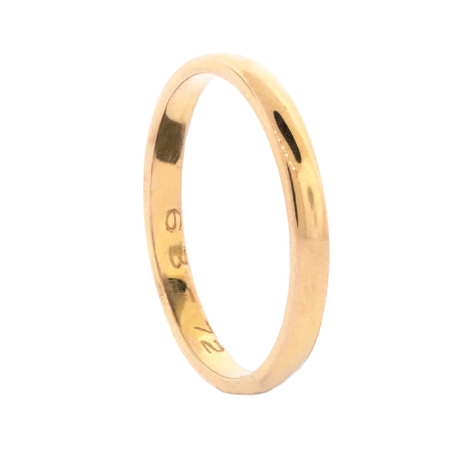 Par de anillos de boda lisos