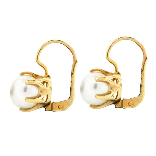 Aretes con perla