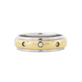 Anillo de boda con 3 diamantes