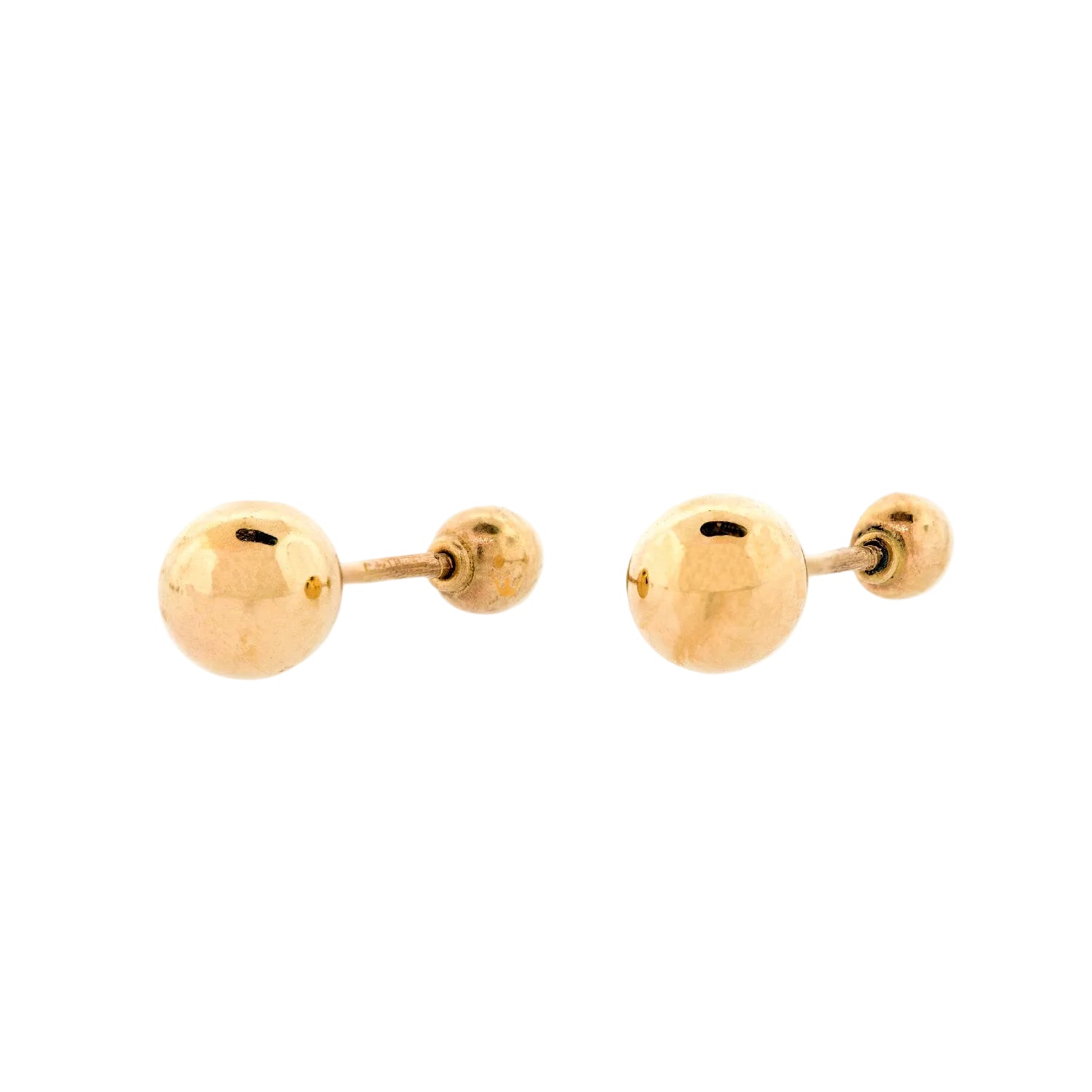 Broqueles de bolita 4 mm