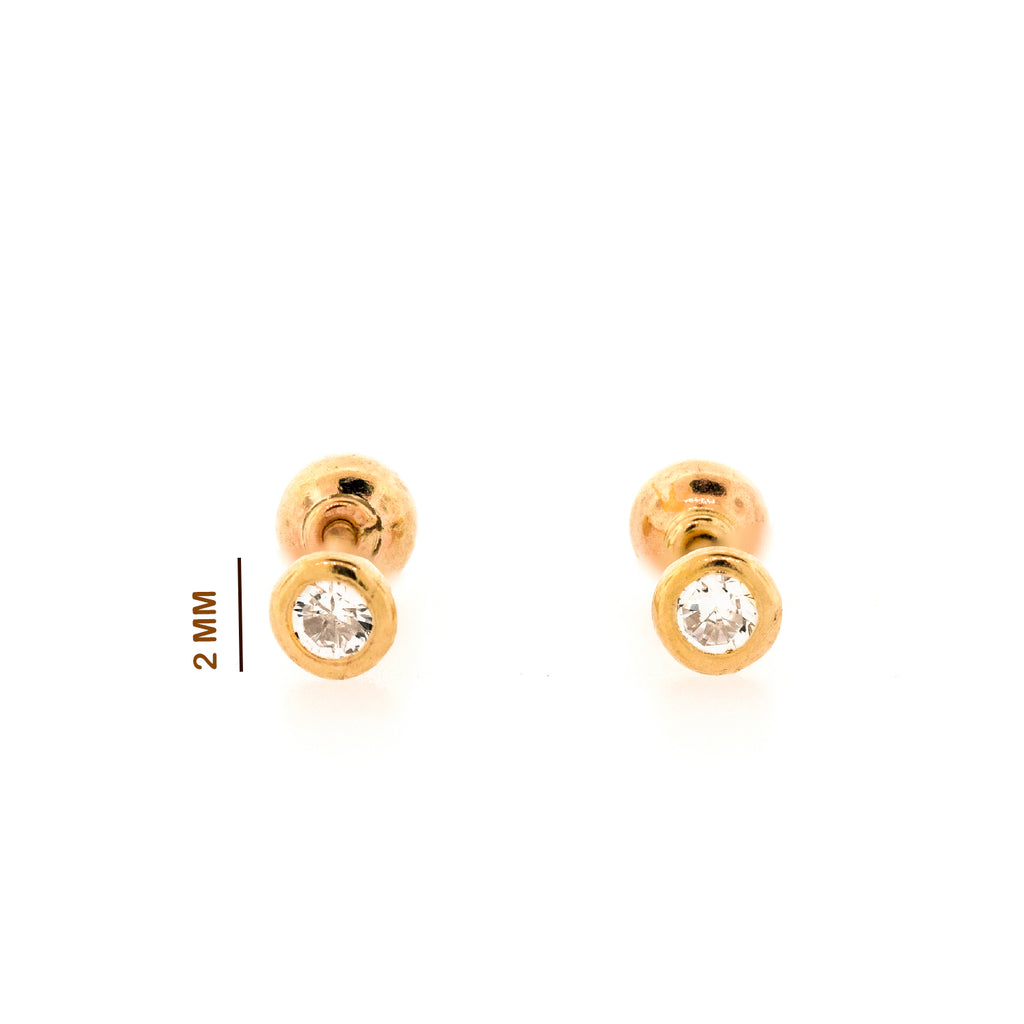 Broqueles de circonia biselada 2 mm