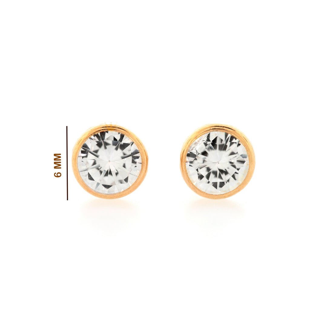 Broqueles de circonia biselada 6 mm