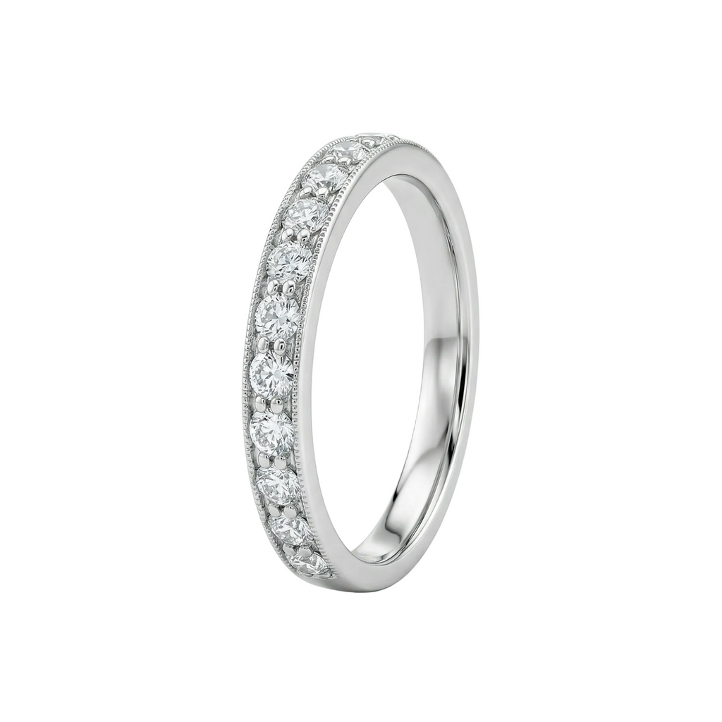 Churumbela oro blanco con detalles a los bordes