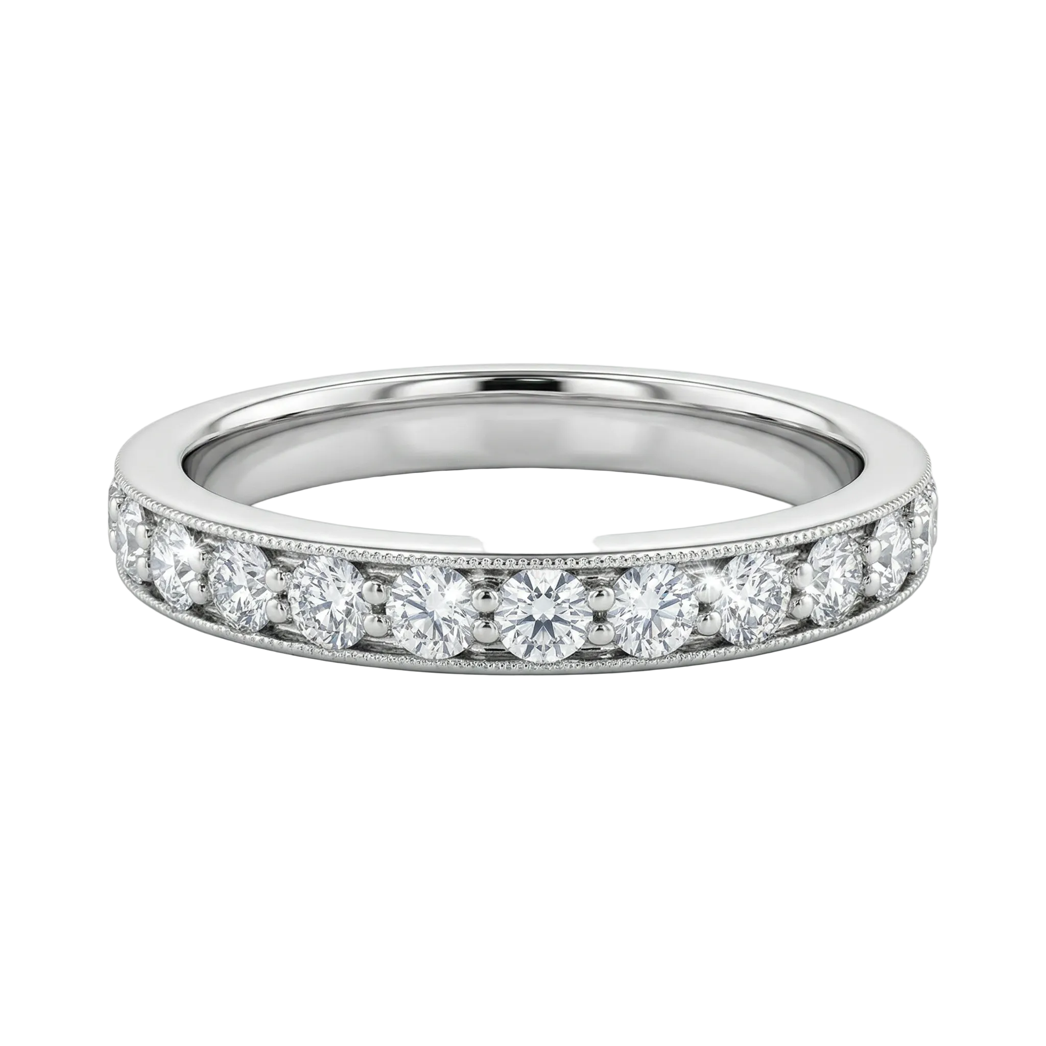 Churumbela oro blanco con detalles a los bordes