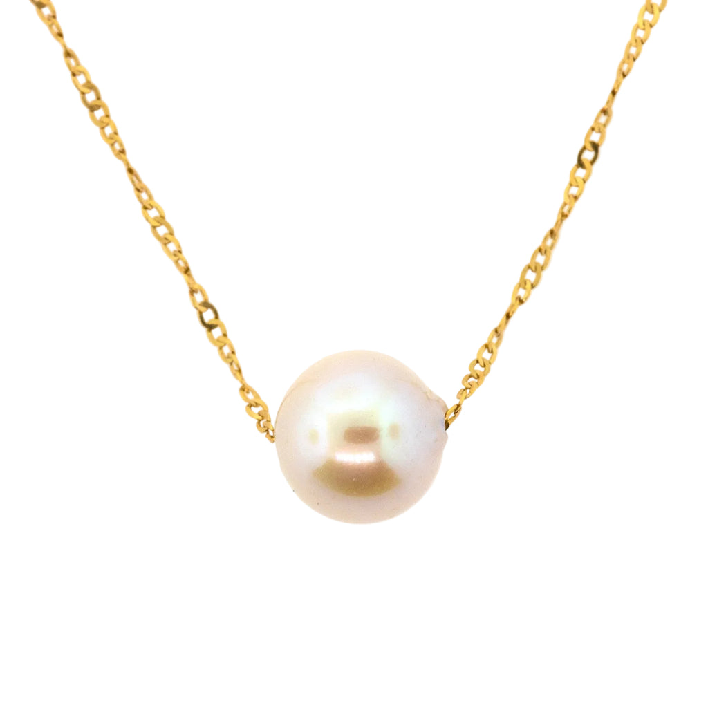 Collar con perla natural