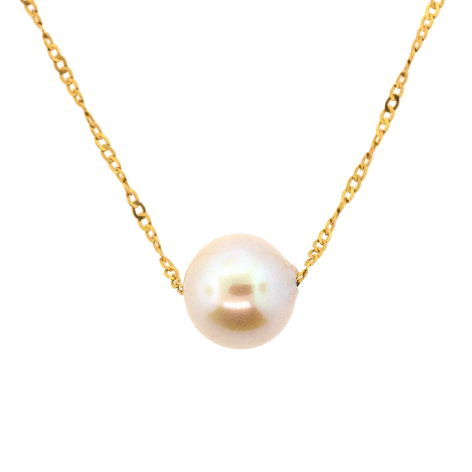 Collar con perla natural