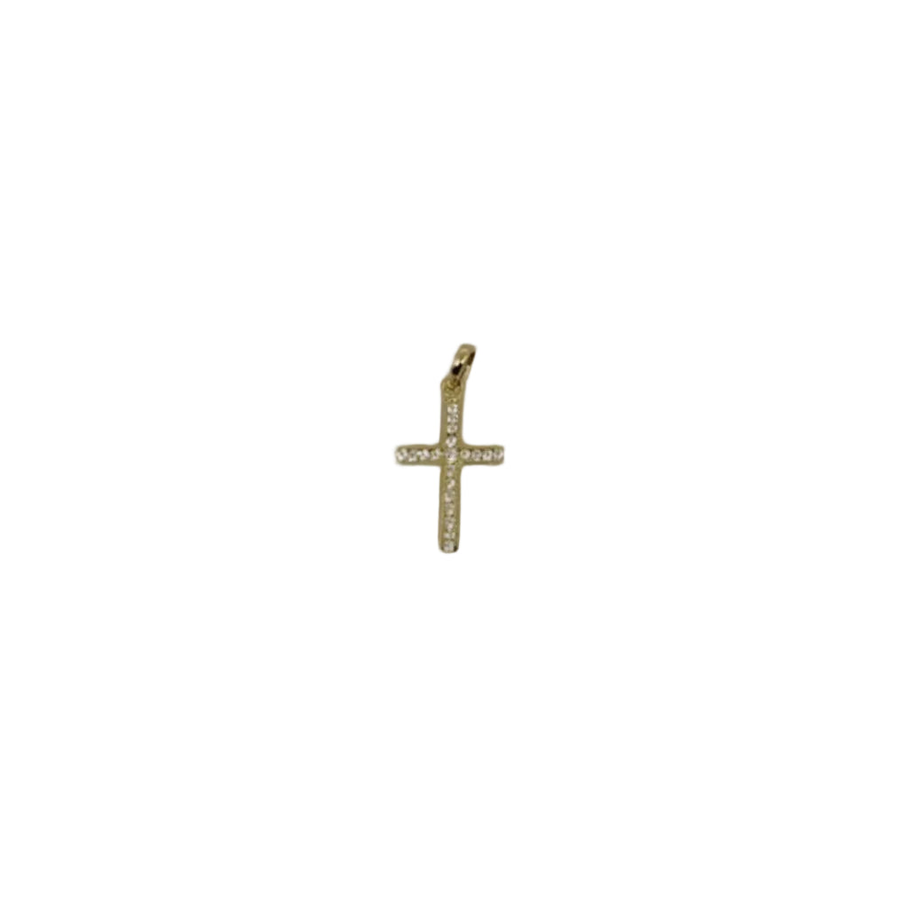 Cruz de 2.6 con circonias 14 KY
