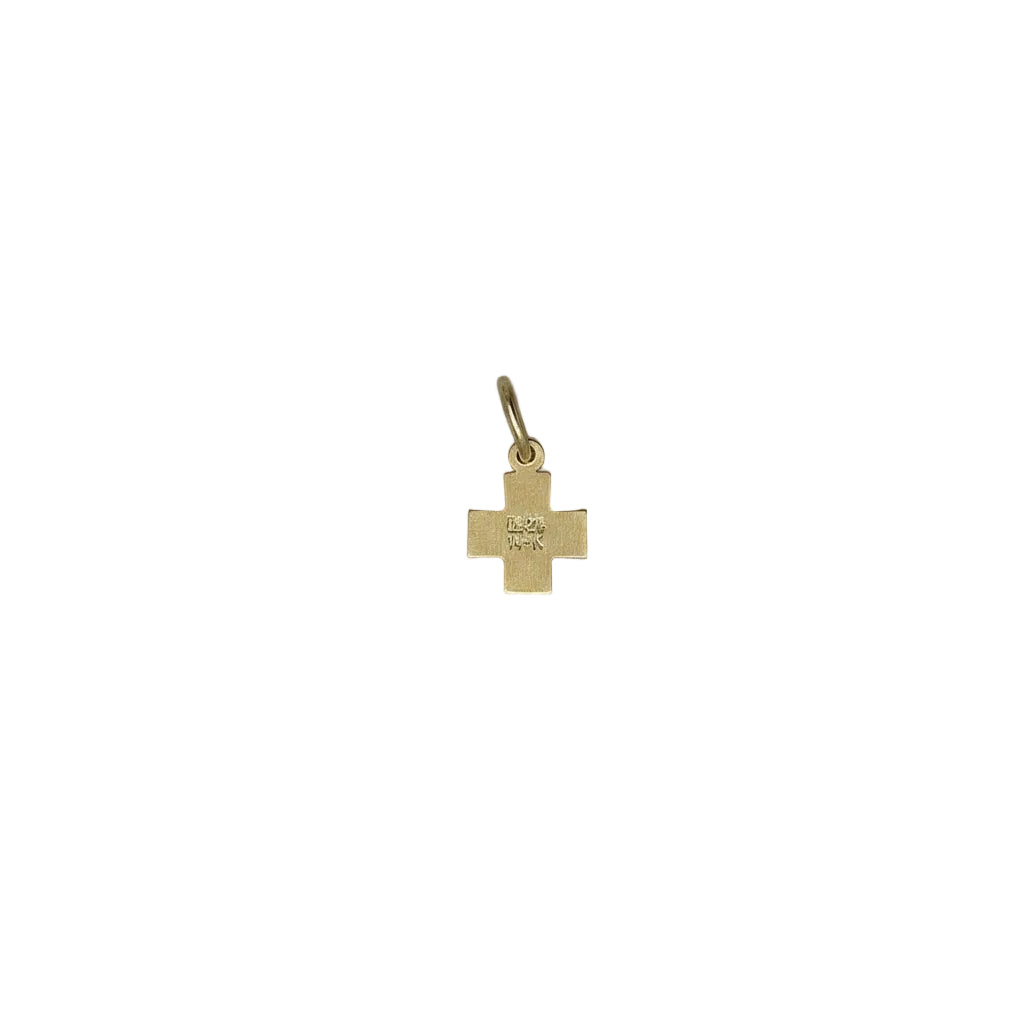 Cruz oro amarillo 14 k