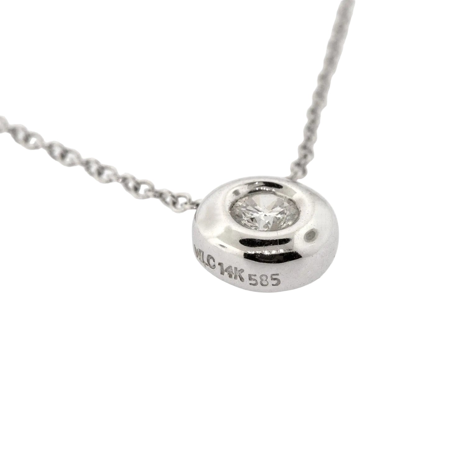 Pendentif con diamante biselado