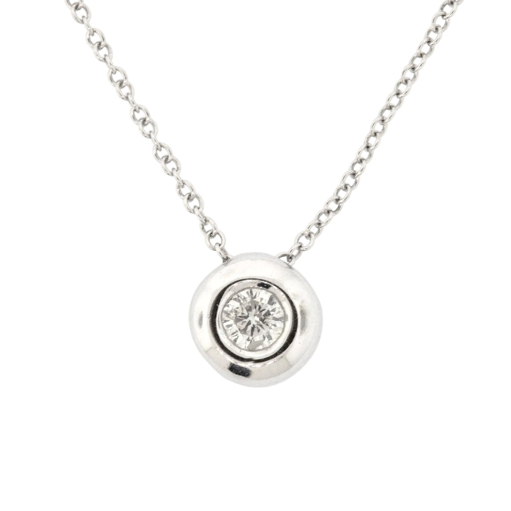 Pendentif con diamante biselado