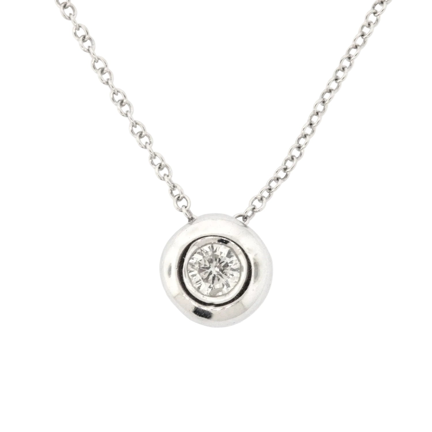 Pendentif con diamante biselado