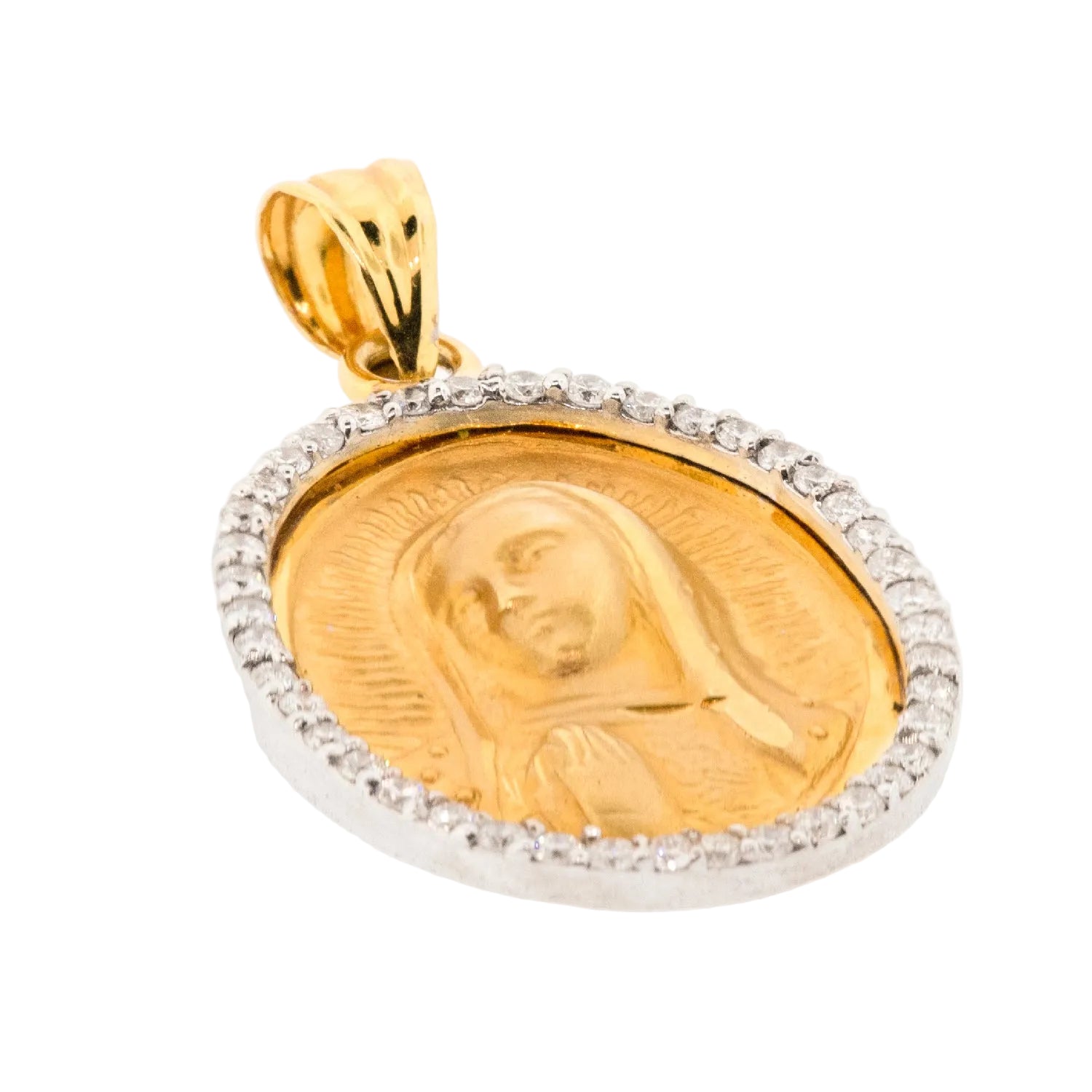 Medalla rostro de la Virgen de Guadalupe
