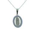 Medalla Virgen de Guadalupe con circonias