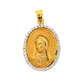 Medalla rostro de la Virgen de Guadalupe