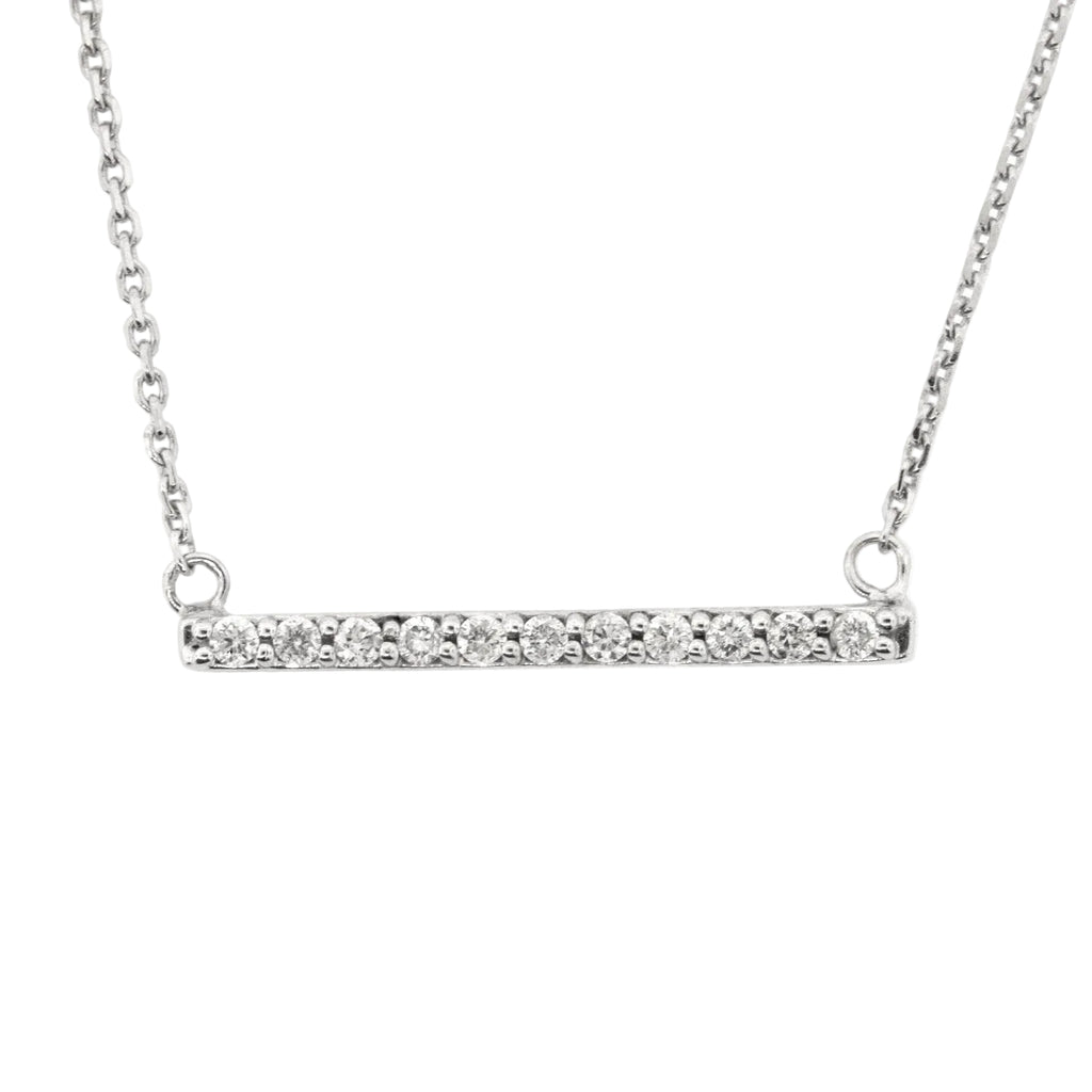 Pendentif barra con diamantes