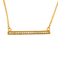 Pendentif barra de diamantes oro amarillo
