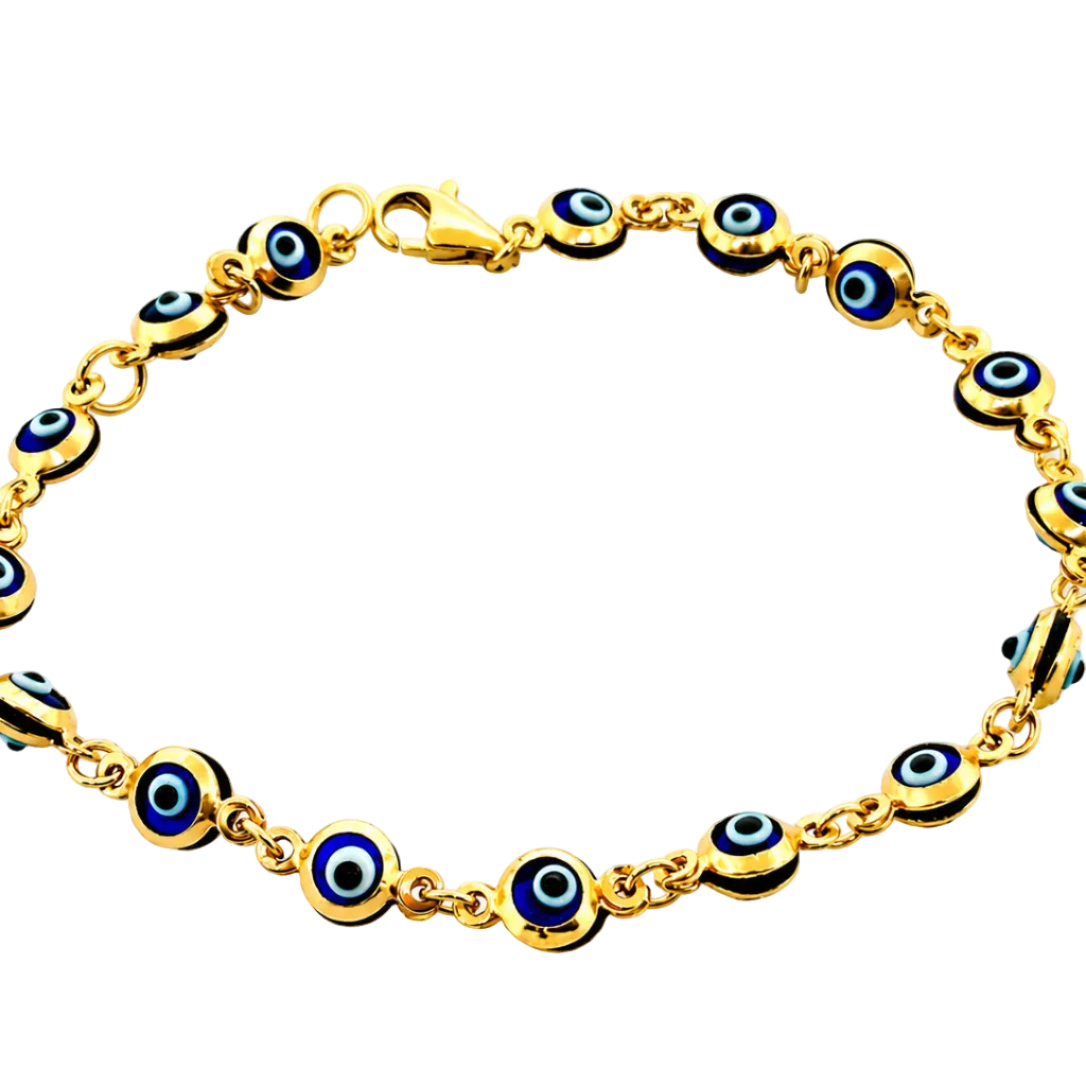Pulsera de ojitos biselados