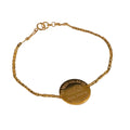 Pulso con placa circular personalizable