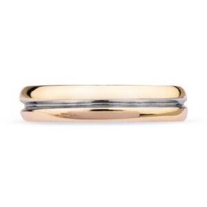 Anillo de boda media caña AB38