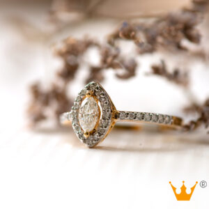 anillo compromiso diamante marquise