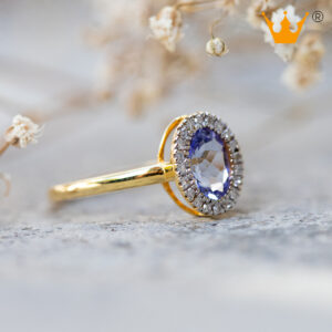 Anillo con tanzanita AN13