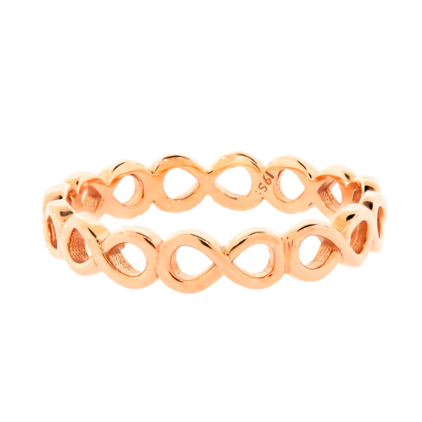Anillo de infinitos oro rosa ANJ1 - Image 2