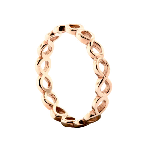 Anillo de oro rosa