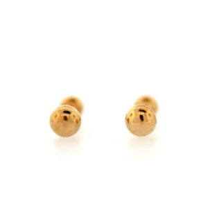 Aretes de oro dormilona