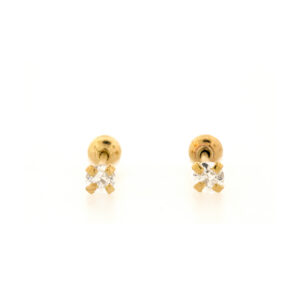 Aretes de oro para bebe