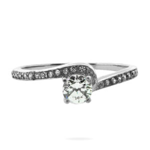 Anillo de compromiso o promesa de plata PLS1