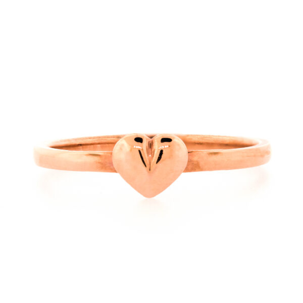 Anillo de corazón oro rosa ANJ23 - Image 2