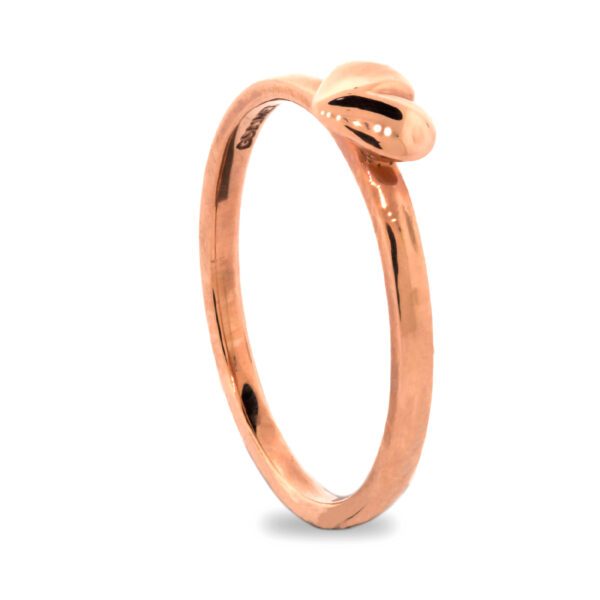 Anillo de corazón oro rosa ANJ23 - Image 3