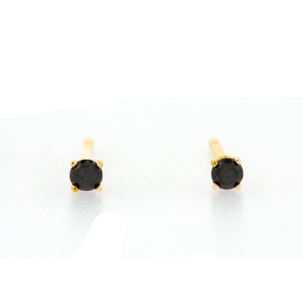 Broqueles con diamante negro BB16 - Image 2