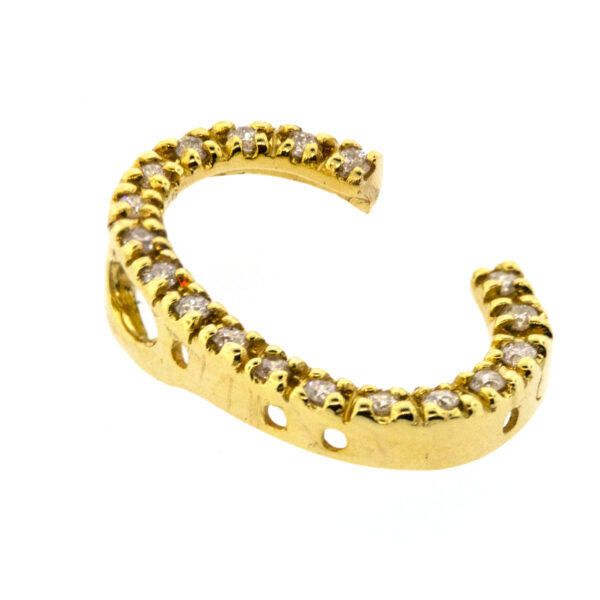 Inicial letra C con diamantes DB6 - Image 3