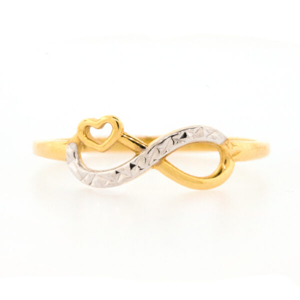 Anillo infinito con corazón ANJ30 - Image 3